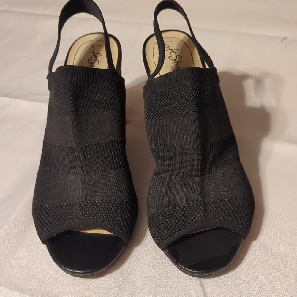 Women's Black Slingback Shoes